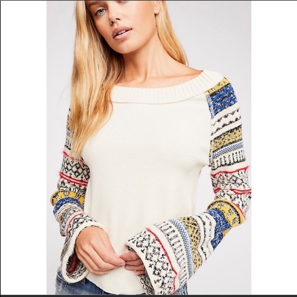 Free People Tops - Free People Fairground Thermal Size XS NEW